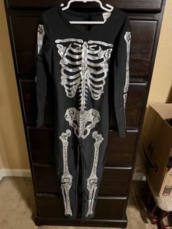 Skeleton Halloween Costume Jumpsuit