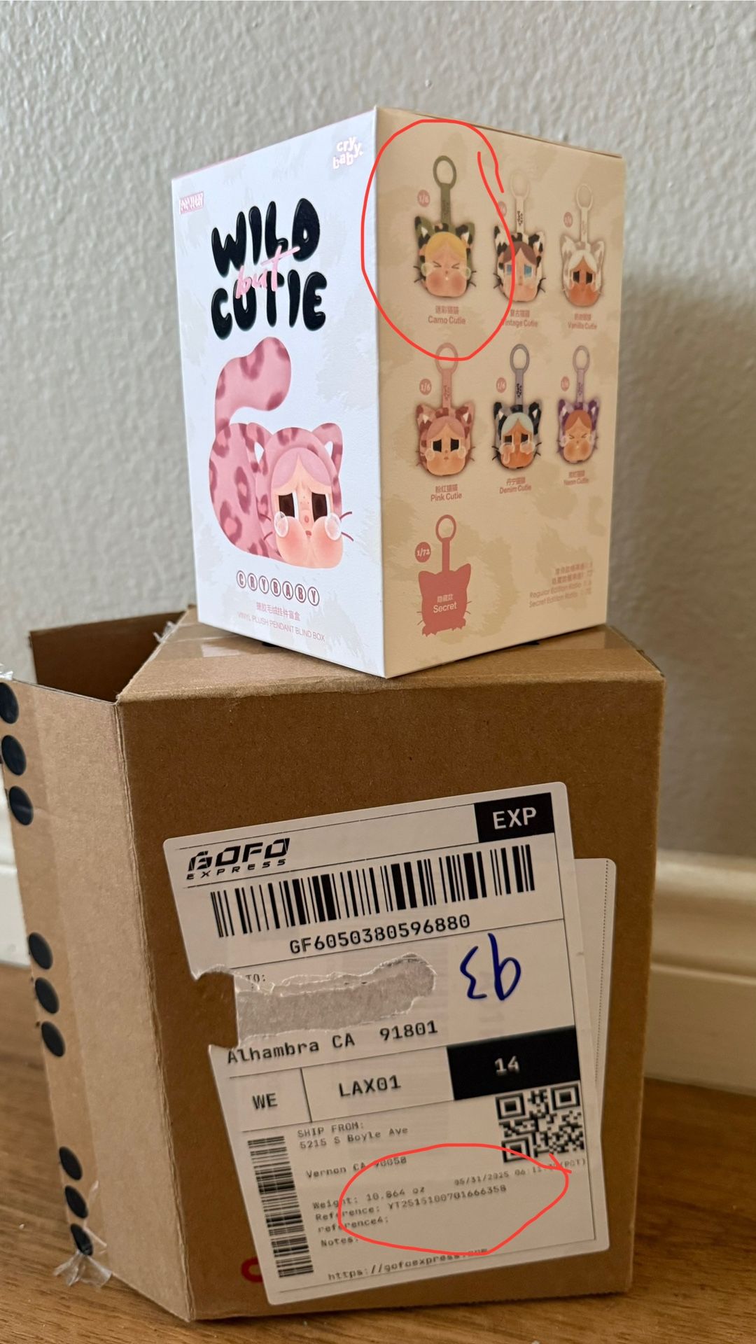 100% Authentic Pop Mart Crybaby Wild but Cutie - “Camo Cutie”