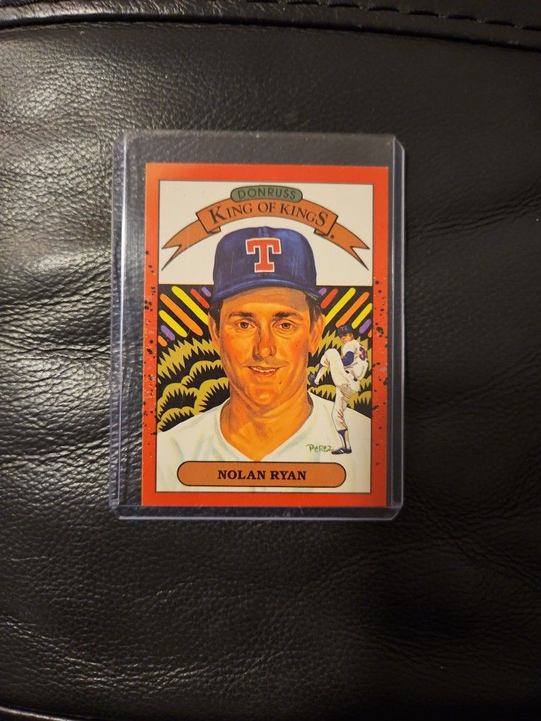 1989 Donruss King Of Kings Nolan Ryan