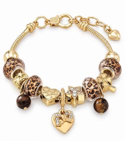 Gold Leopard Print Bracelet – New