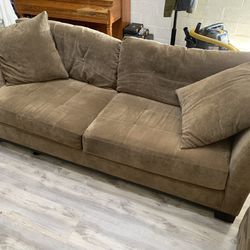 Single Brown Couch 