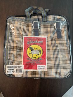 Horse 5/A Baker Stable Sheet 78” - New in Package