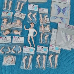 Porcelain Fairy And Doll Parts 