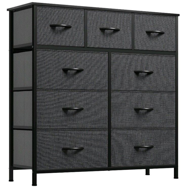 9 Drawer Dresser For Bedroom, Chest Drawer, Organizer Unit Storage For Bedroom, Hallway, Living room, NEW.
Storage, durable, stable with drawers, st