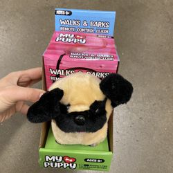 NWT Remote Control Puppy With Leash