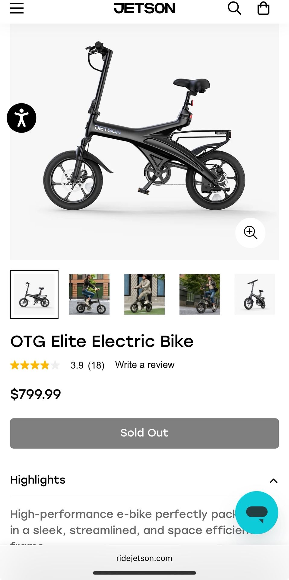 Jetson OTG Elite E Bike
