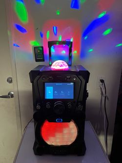 Carnaval Karaoke Machine with Disco Light