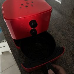 Red Air fryer 