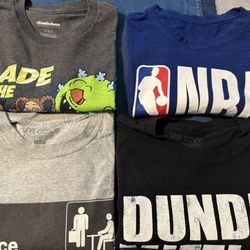 Graphic Tees Set Of 4