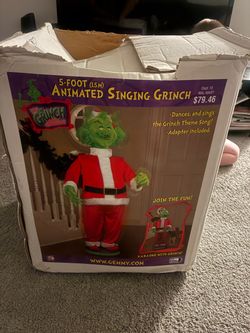 Gemmy 5-Foot Animated Singing Grinch