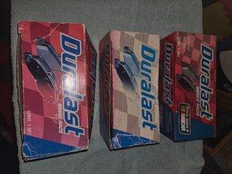 Three Brand New Boxes Duralast branded brake pads