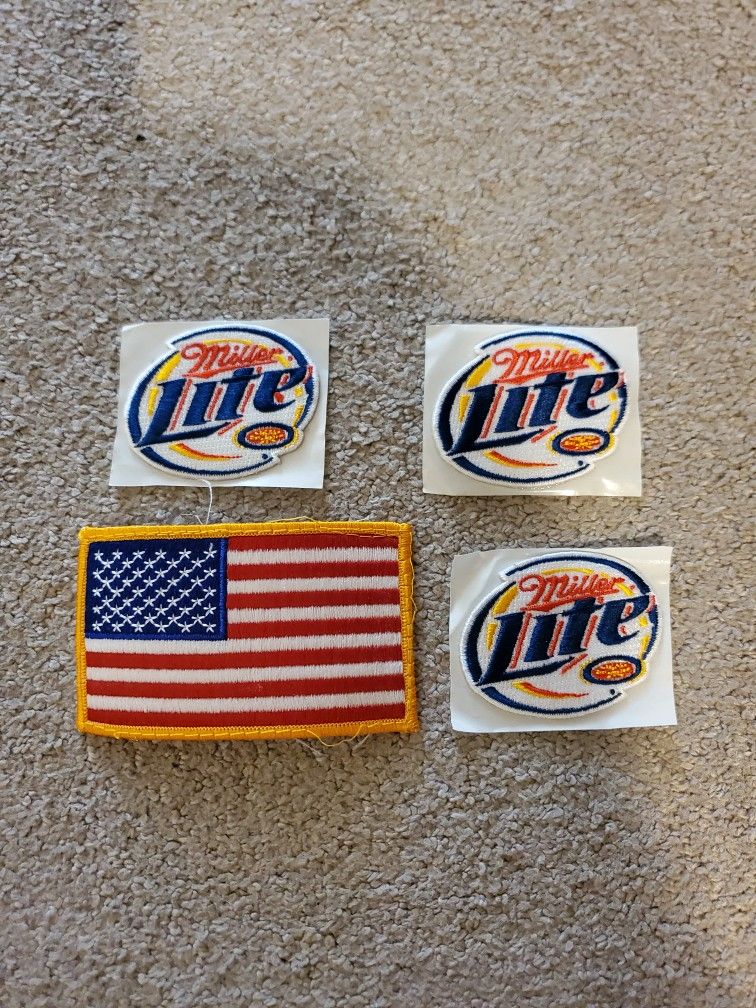 4 COLLECTABLE PATCHES