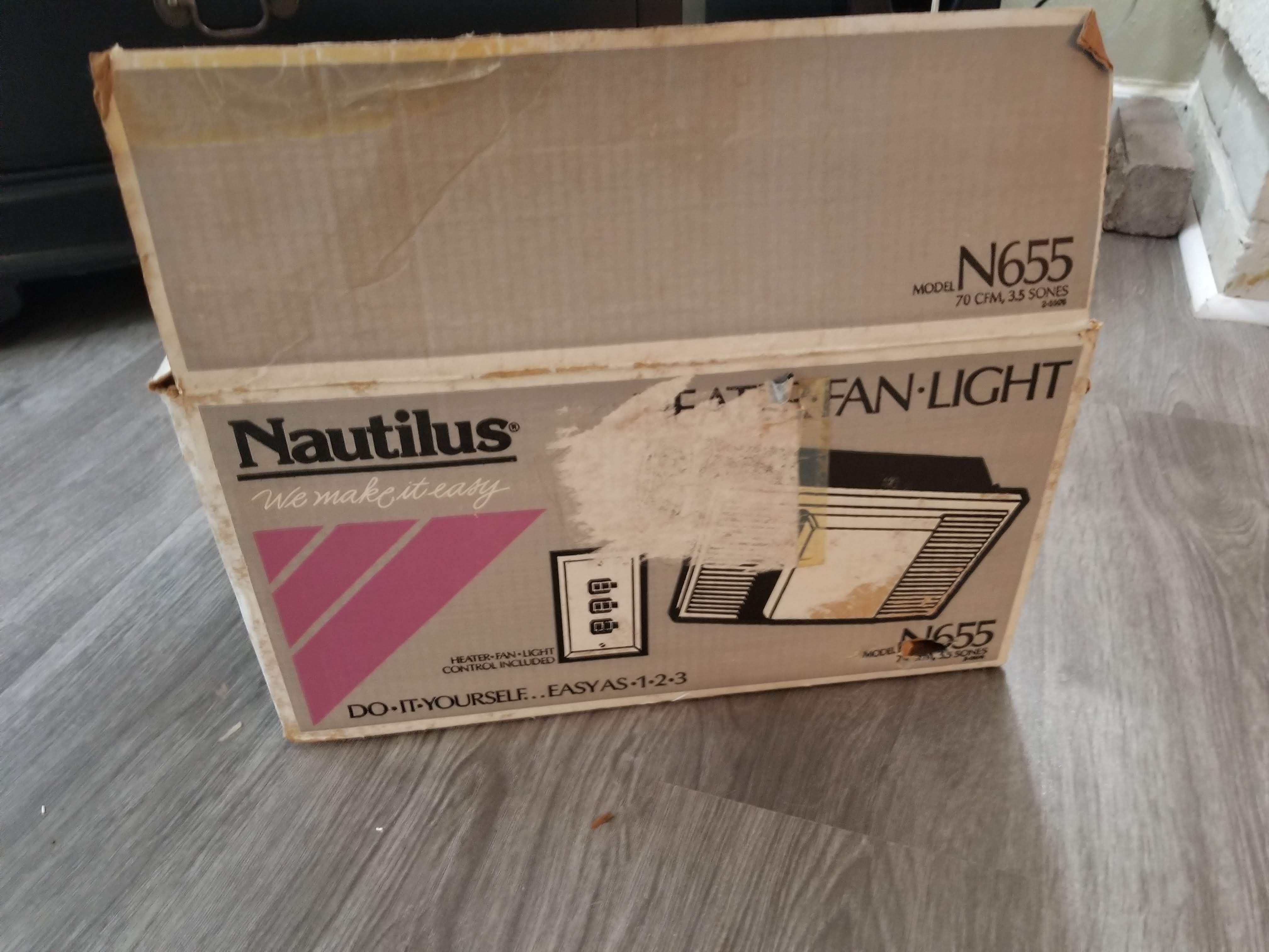 Vintage Nautilus model N655 heater/fan/light unit for Sale in San Antonio,  TX - OfferUp