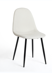 Homy Casa Charlton 17.3" Beige Fabric Dining Chair for Dining Room Seating Open Box