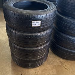 4-used Tires 205/55/R16 Sentury For 200.00 Installed. Free Mount And High Speed Balance Included.