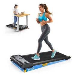 SERVFIT Walking Pad with Incline, 2.5HP Under Desk Treadmill, 3 in 1 Portable Treadmill with Remote Control, LED Display, Hidden Safety Switch, Mini W