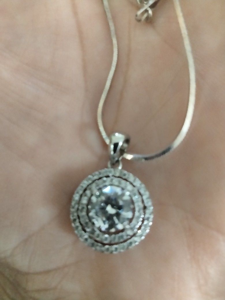 925 Sterling Silver Necklace with Pendant