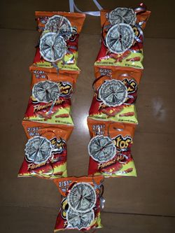 Hot Cheeto chips lei with money