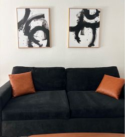 92 inch Living Spaces Deep Seated Couch