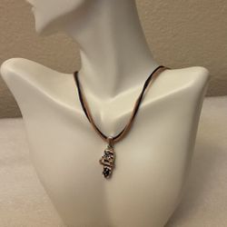 Vintage Avon (NR) Patriotic Flip Flop Rhinestones Necklace 15 -18” Adjustable