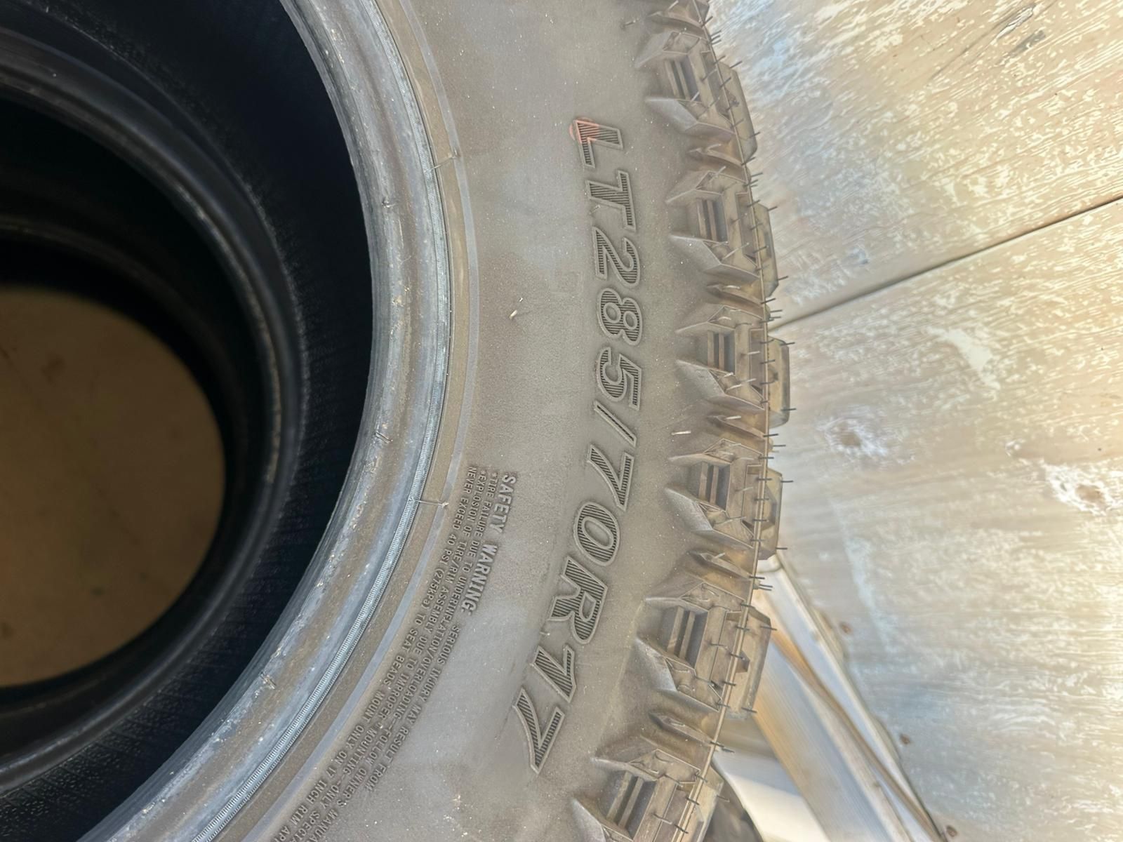 2 Months Old LT285/70R17