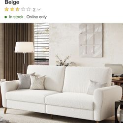 84" Sofa Couch, Modern 3 Seater Sofa