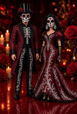 Mattel 2026 Signature Barbie & Ken Dia De Muertos (Day of the Dead)