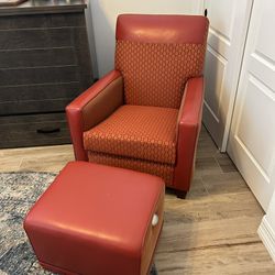 Chair With ottoman 