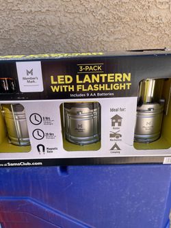 Led Lantern 3 Pcks