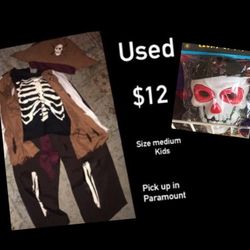 Skeleton pirate costume