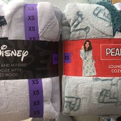 Women’s Junior Disney Character Winter Soft Fleece With Hood- $20 Each 