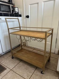 Gold Bar Cart