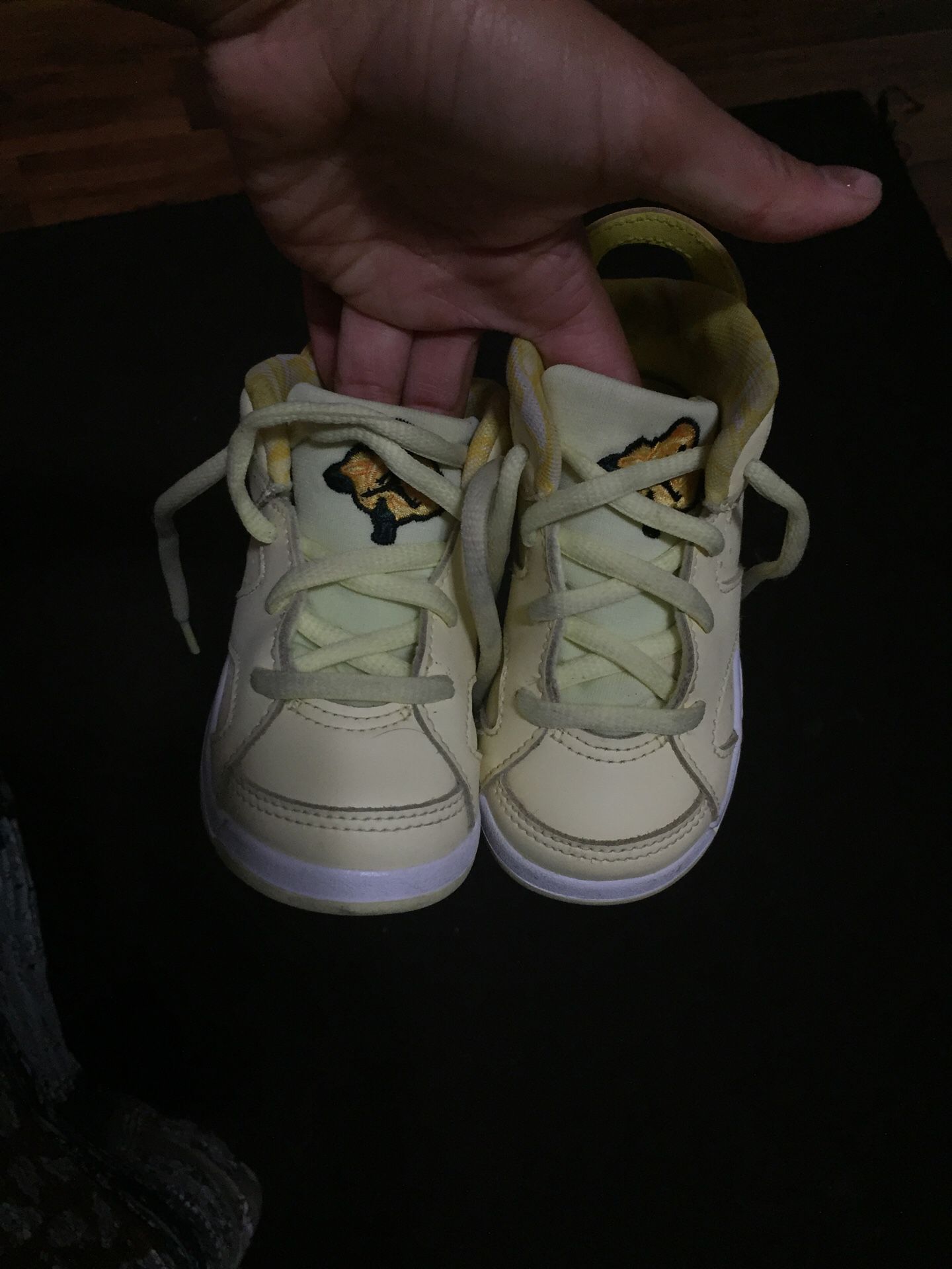 Toddler Jordan shoes and under armor onesie