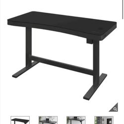 FREE DELIVERY ‼️‼️Tresanti Prescott Adjustable Desk with Wireless Charger – LIKE NEW