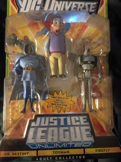 JlU Toyman Firefly and Dr Destiny 3 pack