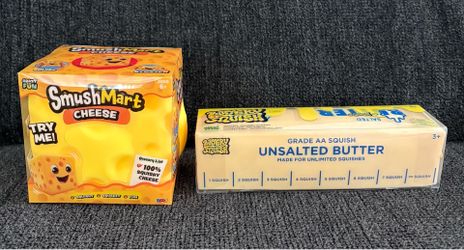 Squishy Toys Bundle BOTH FOR $30 / Squishy Cheese & Unsalted Butter