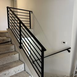 Interior & Exterior. Railings. All Powder. Coated.  Customs Build 