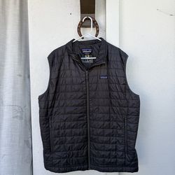 Men's Patagonia Dark Grey Patagonia Nano Puff Vest (XXL)