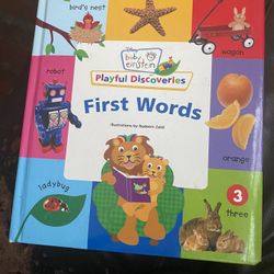 Baby Einstein Playful Discovery First Words Book 