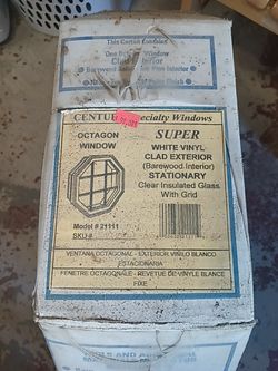 Octagon Wooden Window. New Never Used FREE!