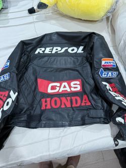 Honda Repsol Motorcycle Jacket Leather