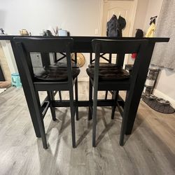 IKEA Stornas bar table w/chairs