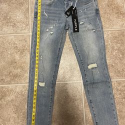 Purple Jeans Size 30 Black Tag
