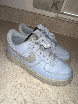 Nike Air Force 1, (armory blue) “Recycled Wool”