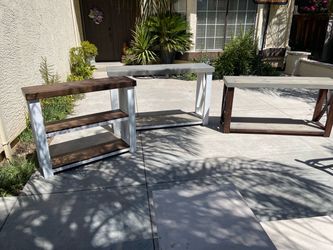Farmhouse Wood Console Tables