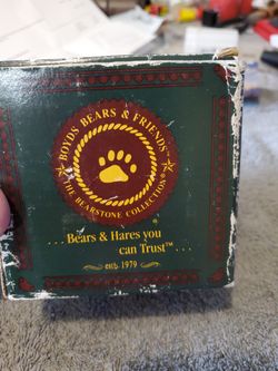 Boyds Bears & Friends Bearstone Collection Box