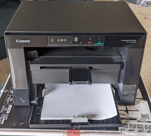 Canon imageCLASS MF3010 VP Wired Monochrome Laser Printer with Scanner, USB Cable included, Black
