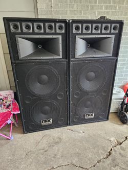 DFX Professional Audio PA Speaker Pair