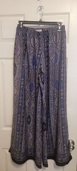 Band of Gypsies Paisley Wide-Leg Palazzo Pants