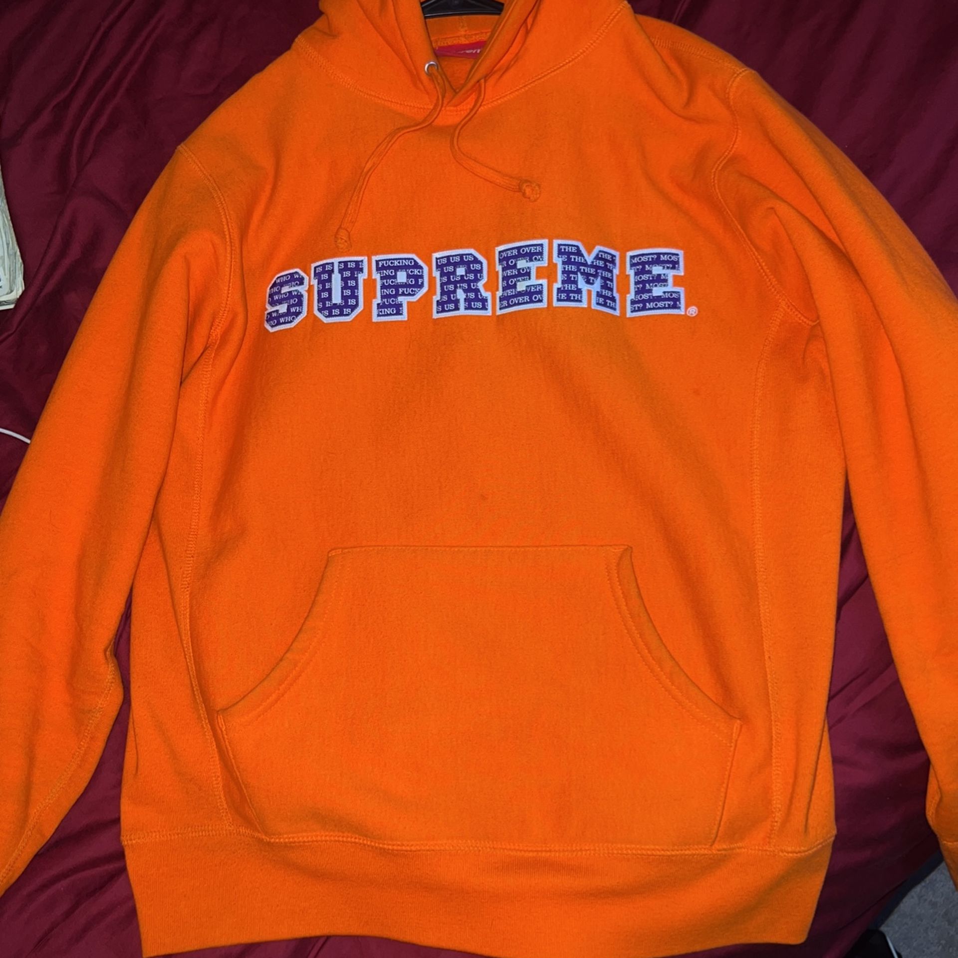 “The Most” Orange Supreme Hoodie